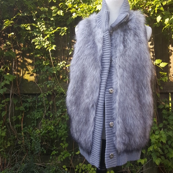 michael kors vest womens silver